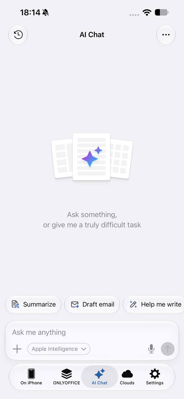 ONLYOFFICE Dokumente 10.0 für iOS: KI-Assistent, Dateigenerierung und Grok- und DeepSeek-Anbieter