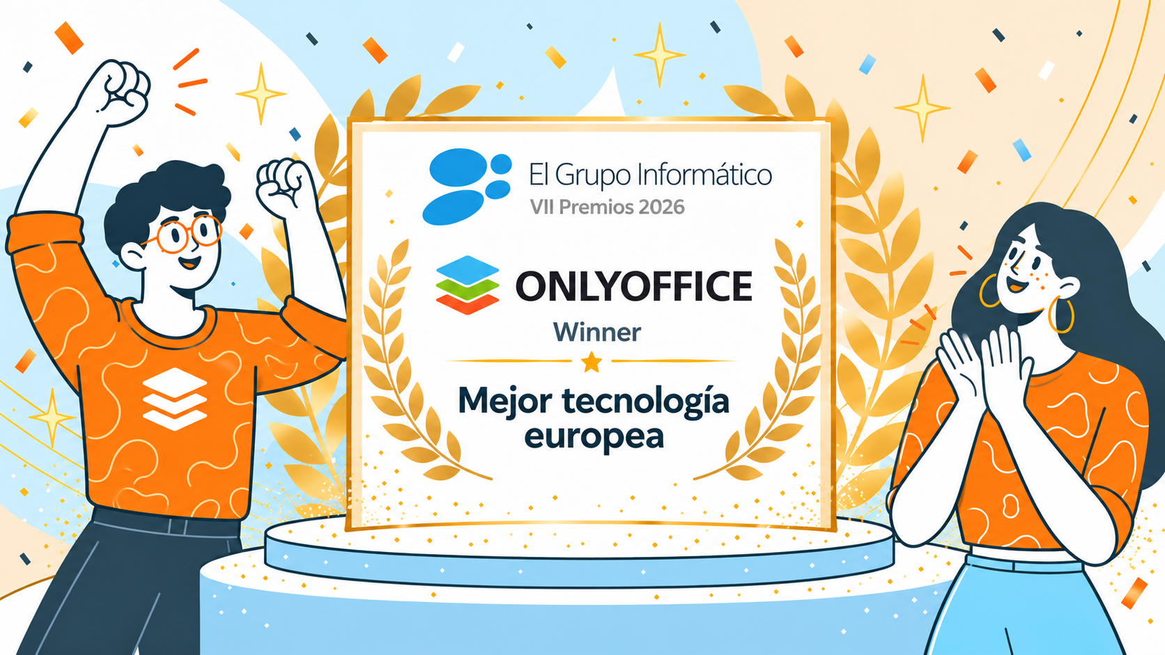 ONLYOFFICE als beste europäische Technologie bei den El Grupo Informático Awards 2026 ausgezeichnet